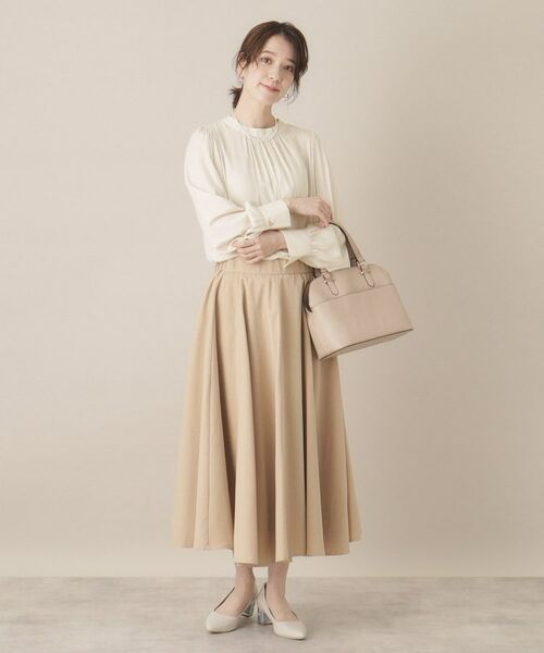 ITS'DEMO / イッツデモ シャツ・ブラウス | 【通勤／手洗い可】サテンブラウス | 詳細5