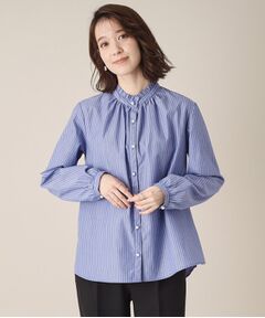 ITS'DEMO / イッツデモ シャツ・ブラウス | 【通勤／手洗い可】パール調ボタン前開きブラウス