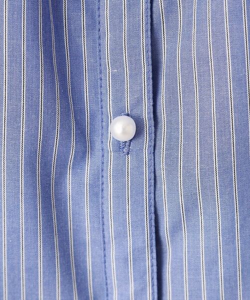 ITS'DEMO / イッツデモ シャツ・ブラウス | 【通勤／手洗い可】パール調ボタン前開きブラウス | 詳細12