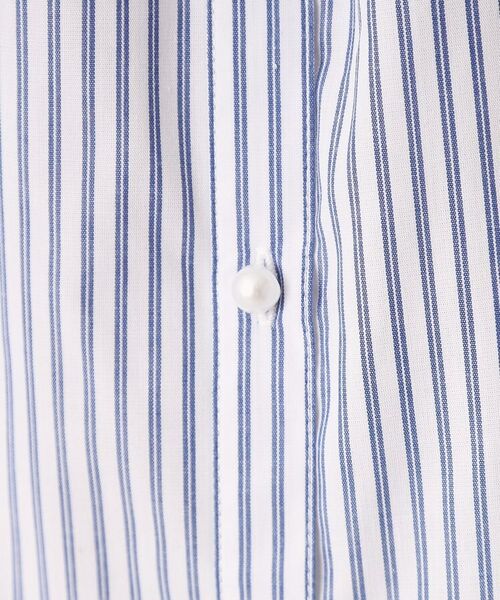 ITS'DEMO / イッツデモ シャツ・ブラウス | 【通勤／手洗い可】パール調ボタン前開きブラウス | 詳細8