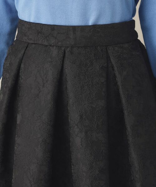 ITS'DEMO / イッツデモ スカート | 【通勤／後ろウエストゴム／手洗い可】ジャカードタックスカート | 詳細16