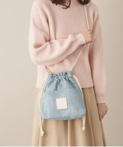 ITS'DEMO / イッツデモ ショルダーバッグ | ストーンデニムミニショルダー