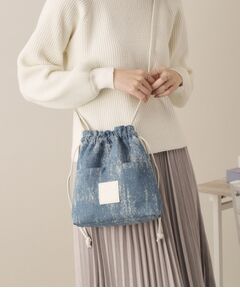 ITS'DEMO / イッツデモ ショルダーバッグ | ストーンデニムミニショルダー