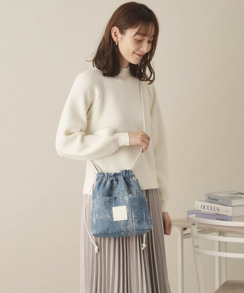 ITS'DEMO / イッツデモ ショルダーバッグ | ストーンデニムミニショルダー | 詳細1