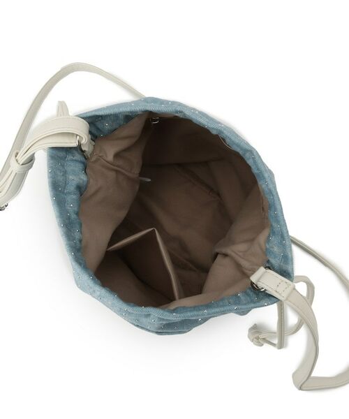 ITS'DEMO / イッツデモ ショルダーバッグ | ストーンデニムミニショルダー | 詳細10