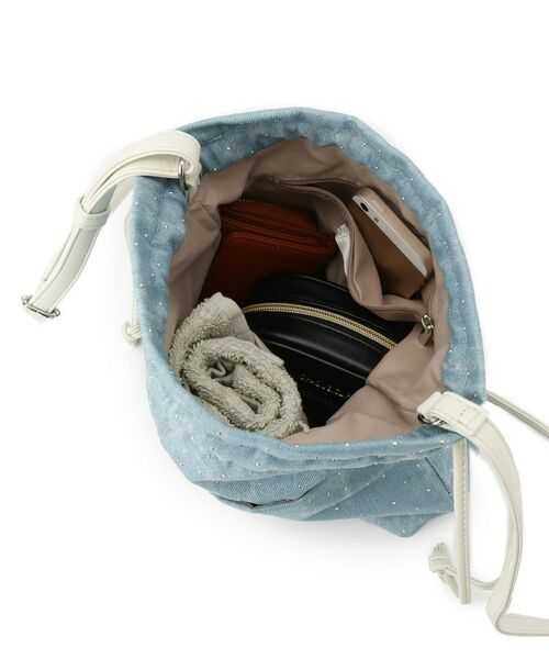 ITS'DEMO / イッツデモ ショルダーバッグ | ストーンデニムミニショルダー | 詳細12