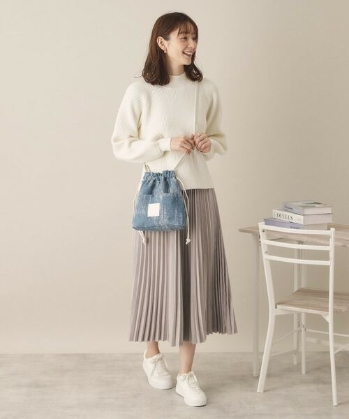 ITS'DEMO / イッツデモ ショルダーバッグ | ストーンデニムミニショルダー | 詳細2