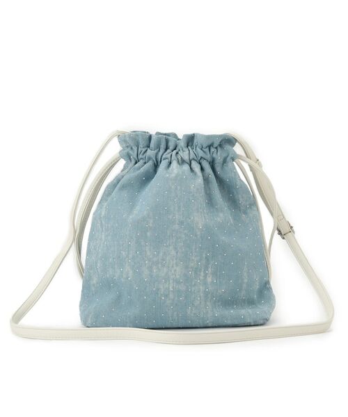 ITS'DEMO / イッツデモ ショルダーバッグ | ストーンデニムミニショルダー | 詳細8