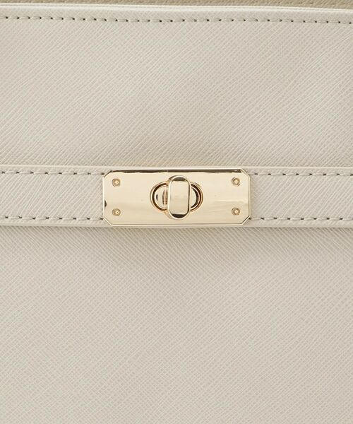 ITS'DEMO / イッツデモ ハンドバッグ | 【通勤／10ポケット】ベルト飾り付角シボA4トート | 詳細27