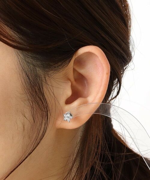 ITS'DEMO / イッツデモ ピアス・イヤリング | ４Ｐセット星ｘパール調ピアス | 詳細4