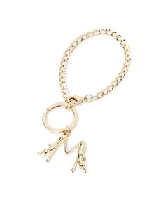 ITS'DEMO / イッツデモ キーホルダー・ストラップ | ネコ イニシャルバッグチャームＭ