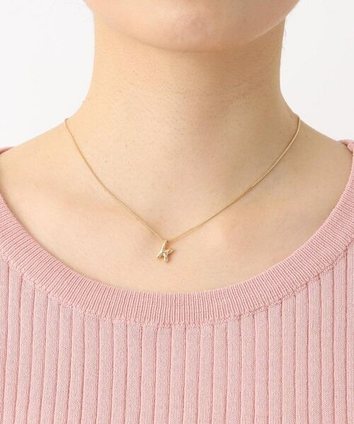 ITS'DEMO / イッツデモ ネックレス・ペンダント・チョーカー | イニシャルネックレス　Ｋ | 詳細4