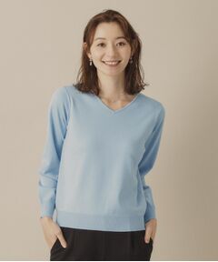 ITS'DEMO / イッツデモ ニット・セーター | 【アンチピリング／洗濯機OK】Vネックニット