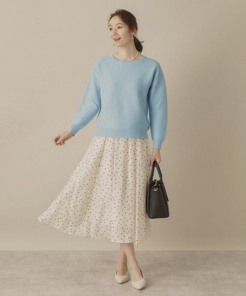 ITS'DEMO / イッツデモ ニット・セーター | 【アンチピリング／洗濯機OK】ガーター編みニット | 詳細14