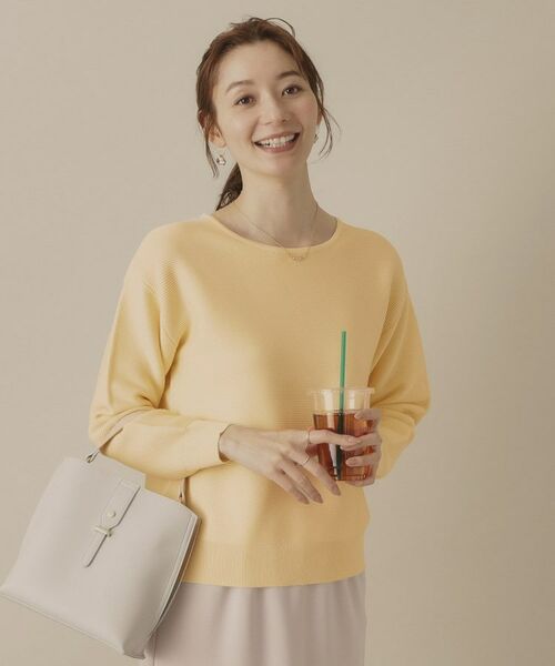 ITS'DEMO / イッツデモ ニット・セーター | 【アンチピリング／洗濯機OK】ガーター編みニット | 詳細17