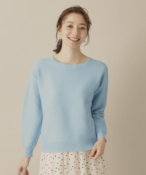 ITS'DEMO / イッツデモ ニット・セーター | 【アンチピリング／洗濯機OK】ガーター編みニット | 詳細20