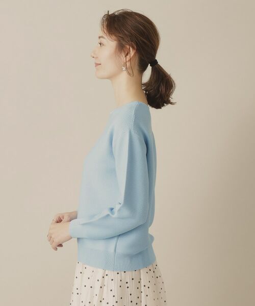 ITS'DEMO / イッツデモ ニット・セーター | 【アンチピリング／洗濯機OK】ガーター編みニット | 詳細21