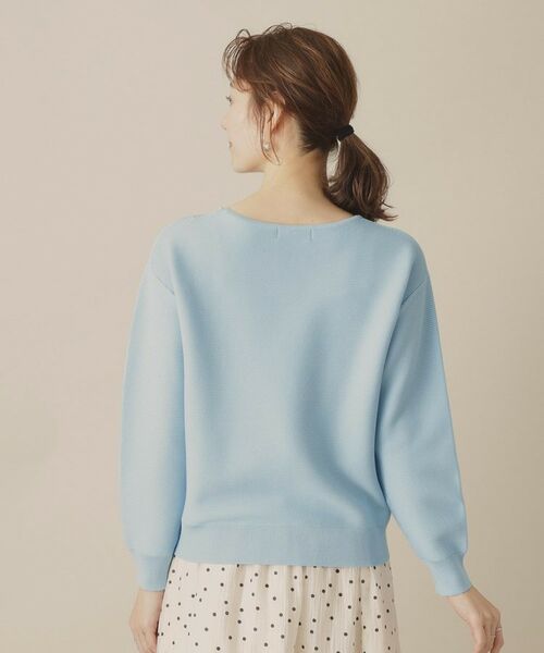 ITS'DEMO / イッツデモ ニット・セーター | 【アンチピリング／洗濯機OK】ガーター編みニット | 詳細22