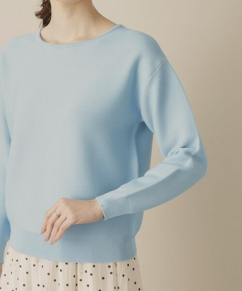 ITS'DEMO / イッツデモ ニット・セーター | 【アンチピリング／洗濯機OK】ガーター編みニット | 詳細24