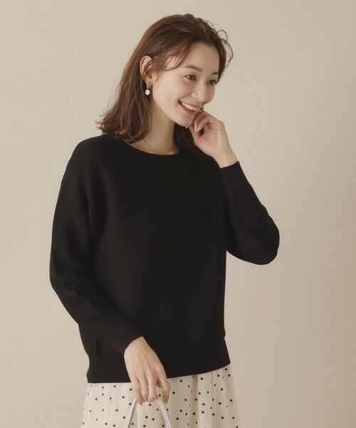 ITS'DEMO / イッツデモ ニット・セーター | 【アンチピリング／洗濯機OK】ガーター編みニット | 詳細8