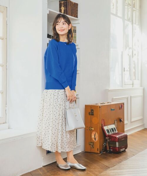 ITS'DEMO / イッツデモ ニット・セーター | 【アンチピリング／洗濯機OK】リブドルマンニット | 詳細1