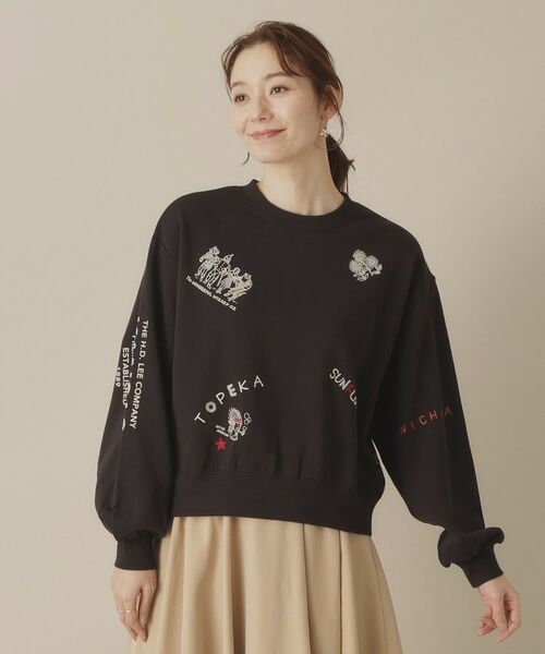 ITS'DEMO / イッツデモ スウェット | Leeエンブロイダリースウェット【洗濯機OK】 | 詳細13