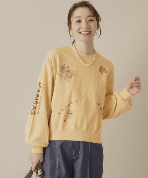 ITS'DEMO / イッツデモ スウェット | Leeエンブロイダリースウェット【洗濯機OK】 | 詳細9