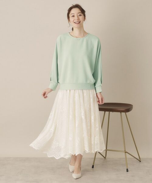 ITS'DEMO / イッツデモ カットソー | 【通勤／手洗い可】リップルドルマンプルオーバー | 詳細10