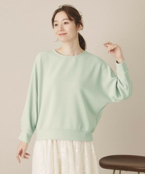 ITS'DEMO / イッツデモ カットソー | 【通勤／手洗い可】リップルドルマンプルオーバー | 詳細13