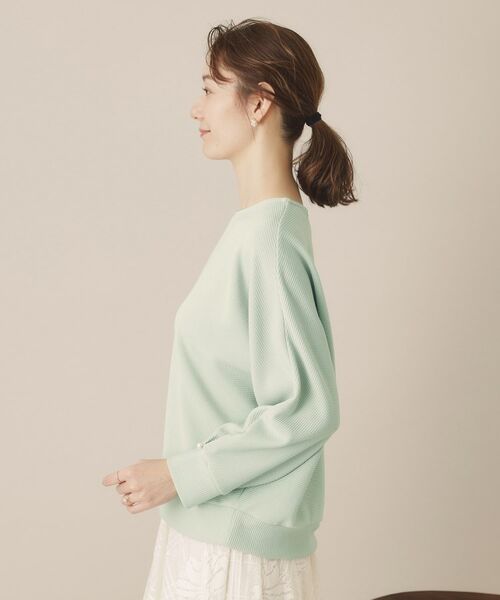 ITS'DEMO / イッツデモ カットソー | 【通勤／手洗い可】リップルドルマンプルオーバー | 詳細14