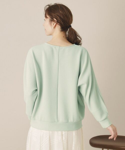 ITS'DEMO / イッツデモ カットソー | 【通勤／手洗い可】リップルドルマンプルオーバー | 詳細15