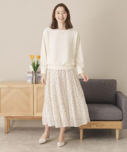 ITS'DEMO / イッツデモ カットソー | 【通勤／手洗い可】リップルドルマンプルオーバー | 詳細2