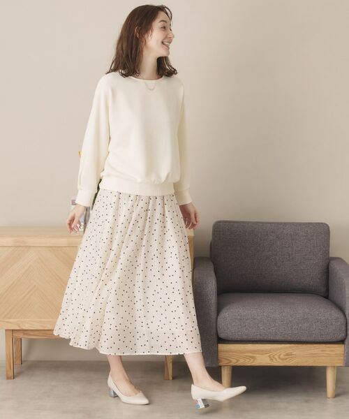 ITS'DEMO / イッツデモ カットソー | 【通勤／手洗い可】リップルドルマンプルオーバー | 詳細3