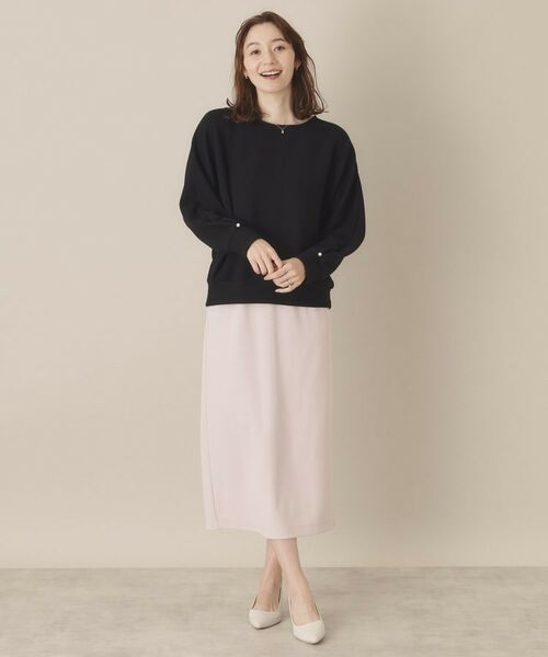 ITS'DEMO / イッツデモ カットソー | 【通勤／手洗い可】リップルドルマンプルオーバー | 詳細6