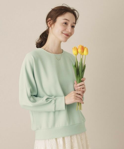 ITS'DEMO / イッツデモ カットソー | 【通勤／手洗い可】リップルドルマンプルオーバー | 詳細9