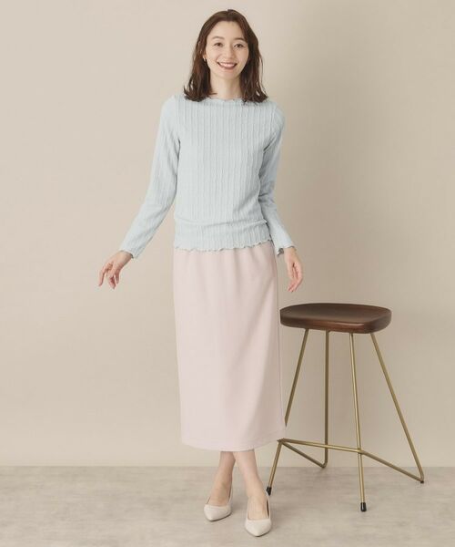 ITS'DEMO / イッツデモ カットソー | 【手洗い可】ふくれジャカードプルオーバー | 詳細10