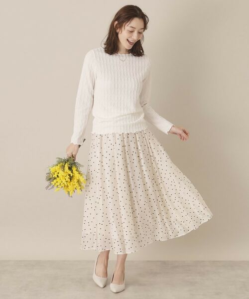 ITS'DEMO / イッツデモ カットソー | 【手洗い可】ふくれジャカードプルオーバー | 詳細2