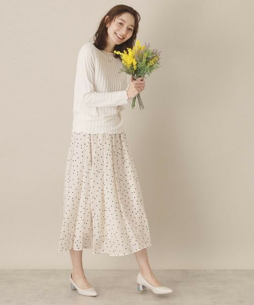 ITS'DEMO / イッツデモ カットソー | 【手洗い可】ふくれジャカードプルオーバー | 詳細3