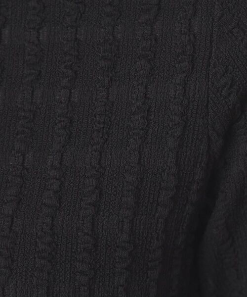ITS'DEMO / イッツデモ カットソー | 【手洗い可】ふくれジャカードプルオーバー | 詳細8