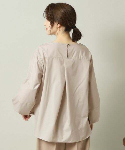 ITS'DEMO / イッツデモ シャツ・ブラウス | 【洗濯機OK】異素材コンビリップルプルオーバー | 詳細15