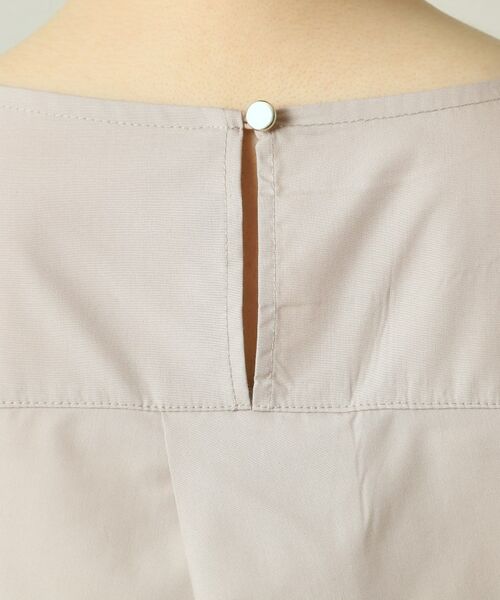 ITS'DEMO / イッツデモ シャツ・ブラウス | 【洗濯機OK】異素材コンビリップルプルオーバー | 詳細17