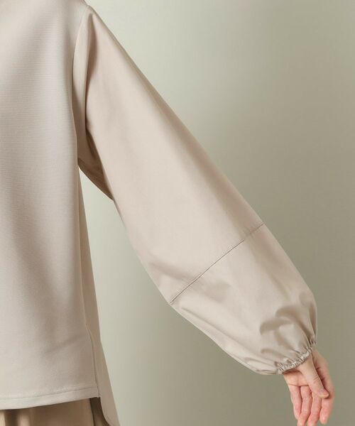 ITS'DEMO / イッツデモ シャツ・ブラウス | 【洗濯機OK】異素材コンビリップルプルオーバー | 詳細18