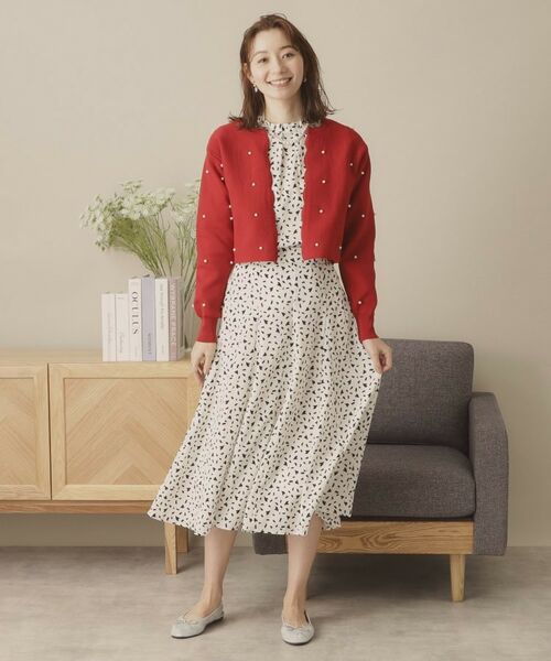 ITS'DEMO / イッツデモ カーディガン・ボレロ | 【手洗い可】パール調スカラップカーデ | 詳細14