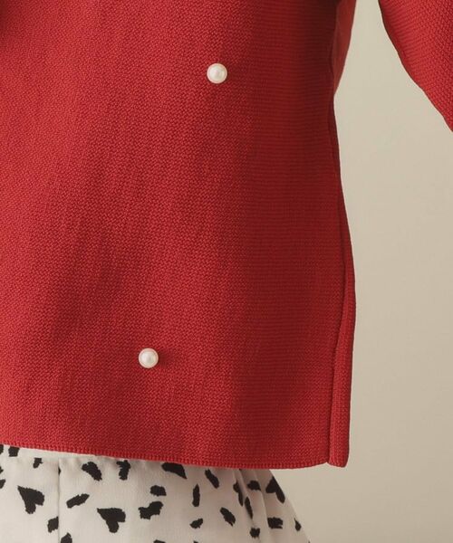 ITS'DEMO / イッツデモ カーディガン・ボレロ | 【手洗い可】パール調スカラップカーデ | 詳細21