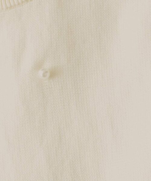ITS'DEMO / イッツデモ カーディガン・ボレロ | 【手洗い可】パール調スカラップカーデ | 詳細7