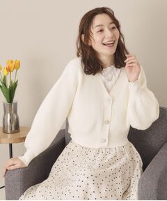 ITS'DEMO / イッツデモ カーディガン・ボレロ | 【手洗い可】アソートビジューボタンカーデ