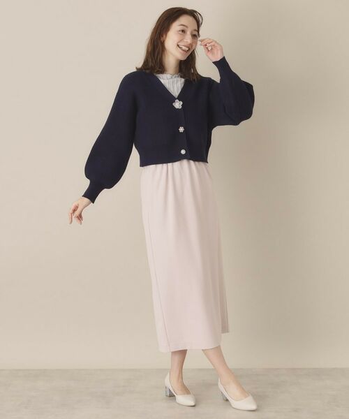ITS'DEMO / イッツデモ カーディガン・ボレロ | 【手洗い可】アソートビジューボタンカーデ | 詳細11