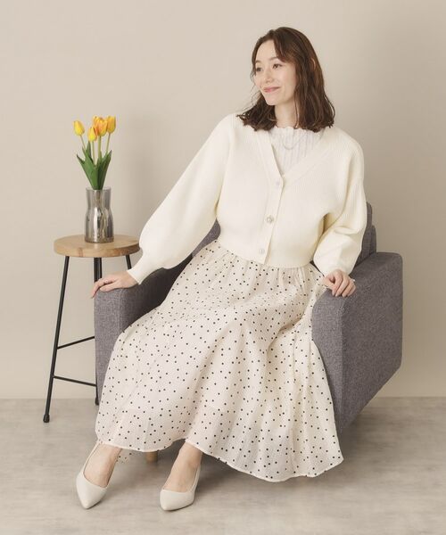 ITS'DEMO / イッツデモ カーディガン・ボレロ | 【手洗い可】アソートビジューボタンカーデ | 詳細2