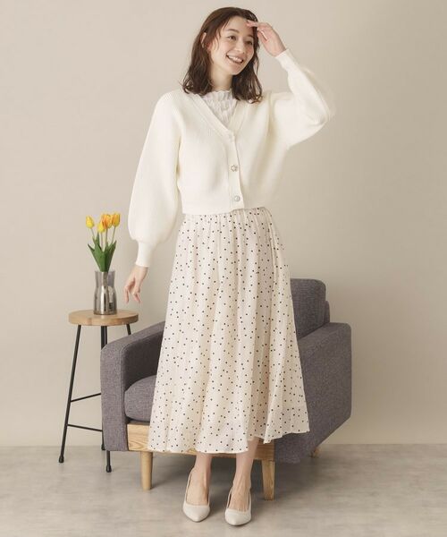 ITS'DEMO / イッツデモ カーディガン・ボレロ | 【手洗い可】アソートビジューボタンカーデ | 詳細3