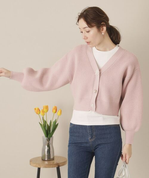 ITS'DEMO / イッツデモ カーディガン・ボレロ | 【手洗い可】アソートビジューボタンカーデ | 詳細5